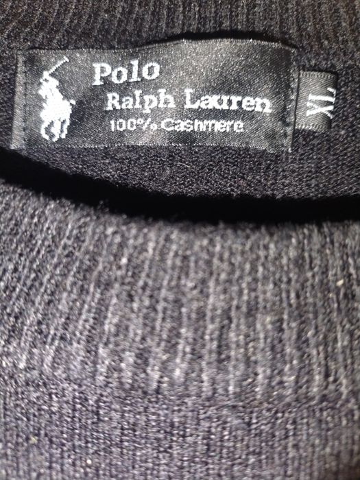 Черен мъжки пуловер Polo Ralph Lauren XL