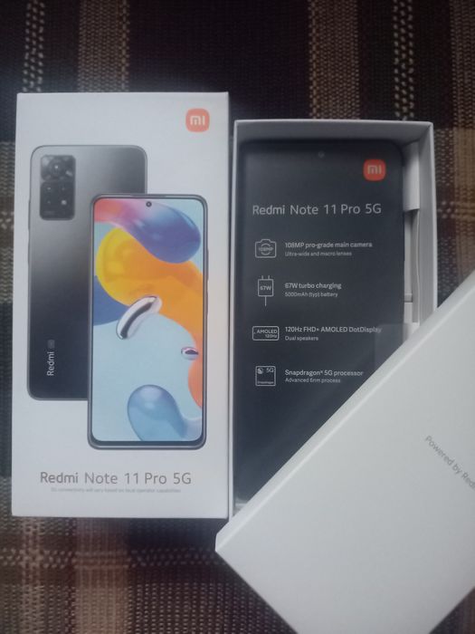 Xiaomi redmi note 11 pro 5G nou nouț+ accesorii!!