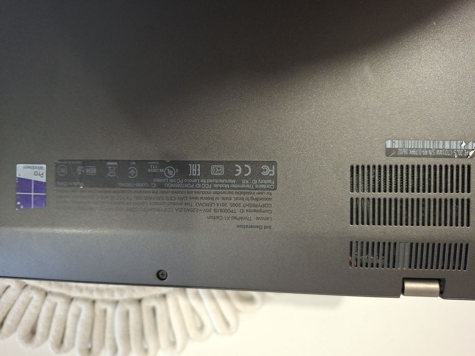 Laptop Lenovo ThinkPad CarbonX1