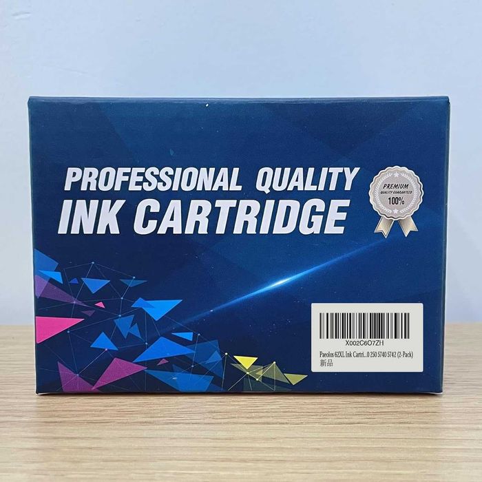 Мастилени касети Paeolos 62XL, черна и цветна, за HP Envy и OfficeJet