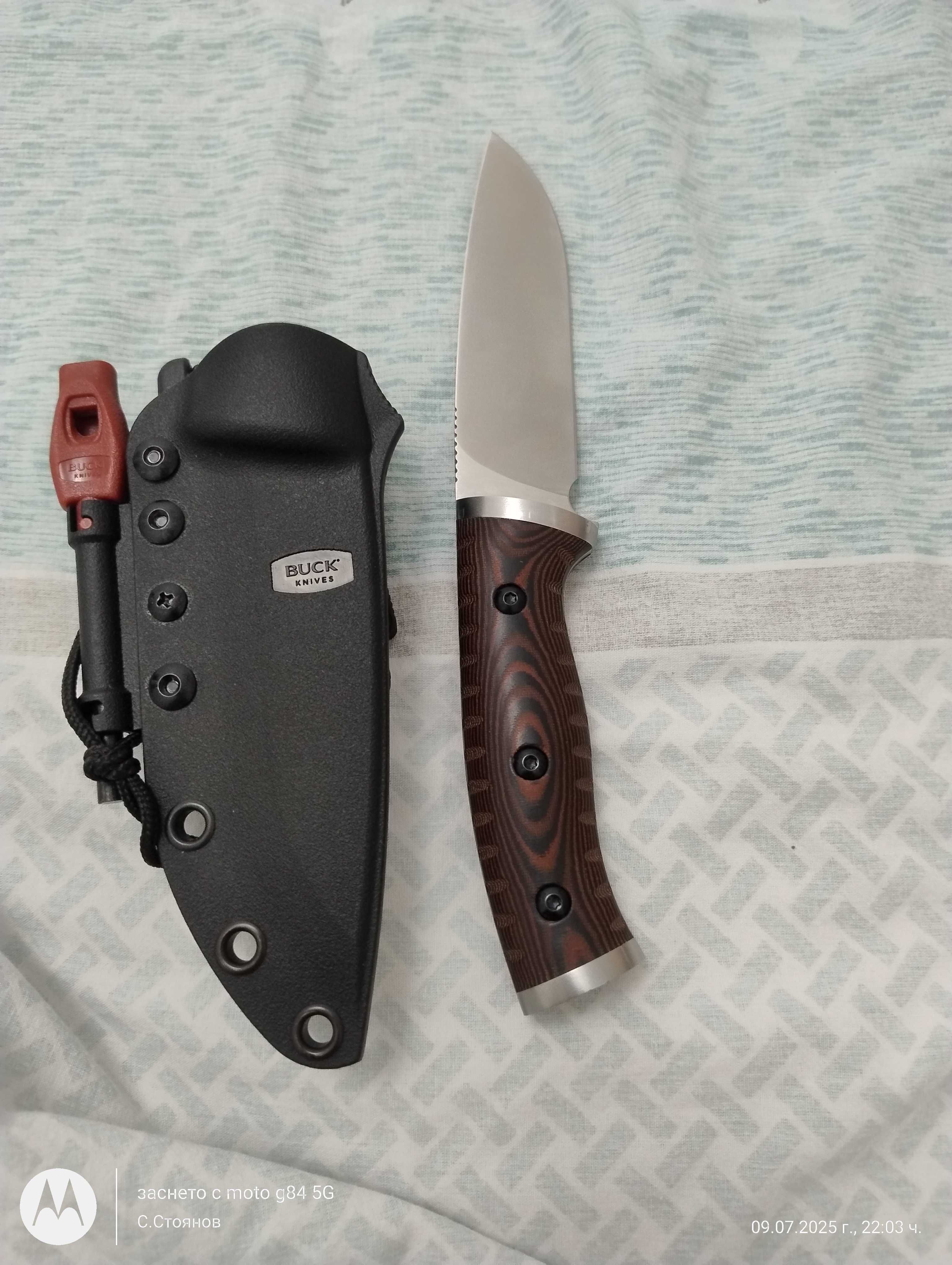 Нож ловен/бушкрафт BUCK  863- оригинал. Чисто нов.