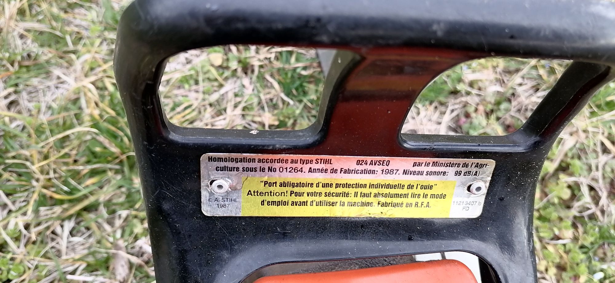 Drujba Stihl 024AVS functionala