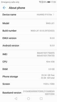 Huawei P10 Lite 32/3