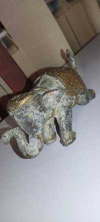 Elefant vintage bronz