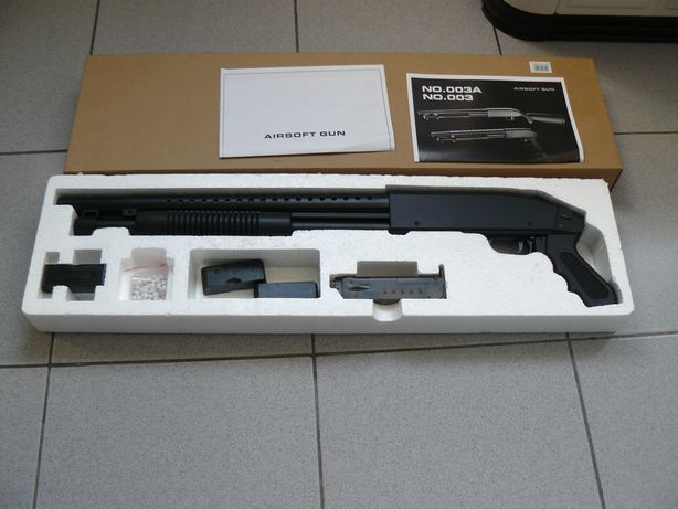 Pusca Shotgun Airsoft,MP 003 MOSSBERG AGM Short,Noua,Spring/Arc/Manual