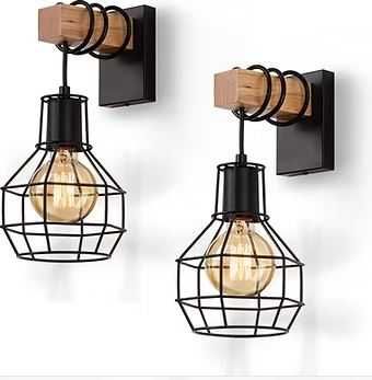 Lampa suspendata, decorativa vintage , E27, set de 2