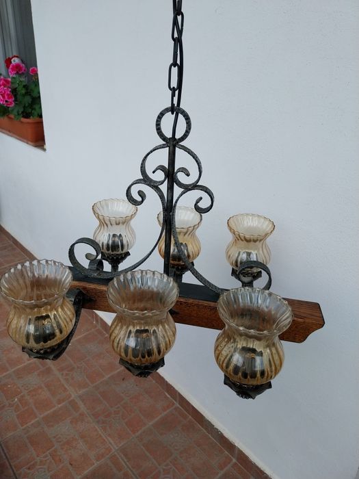 Candelabru rustic, vechi