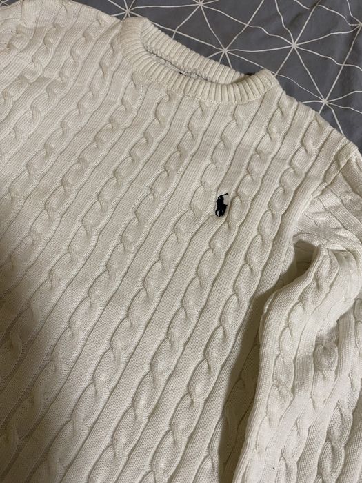 Polo Ralph Lauren alb – mărimea L, purtat o singura data