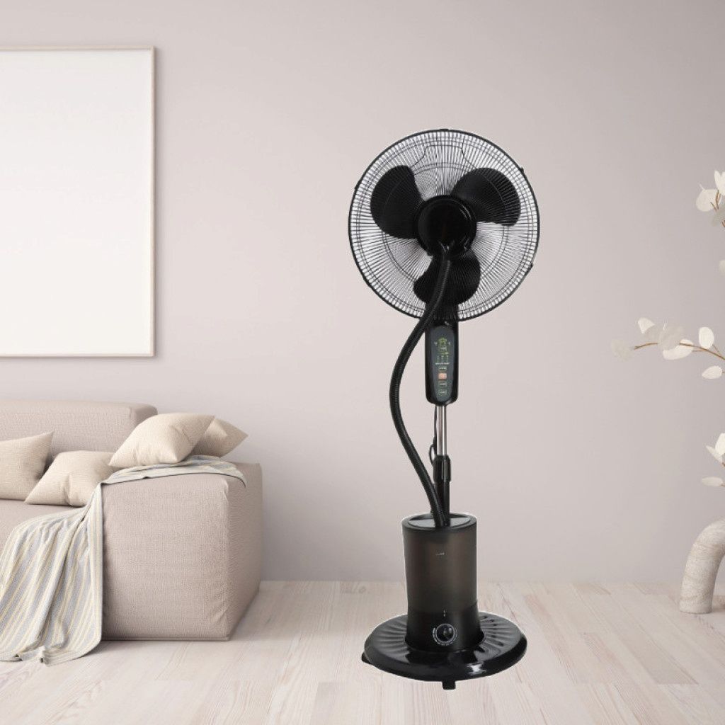 Вентилатор Voltz, 16", 85W, функция мъгла, 3.5л. резервоар вода, тайме