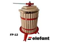 Ръчна преса за грозде дървена (ДЪБ) Elefant FP-12, 12 литра