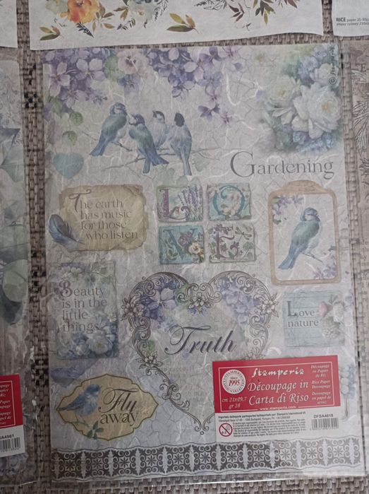 Декупажна хартия А4