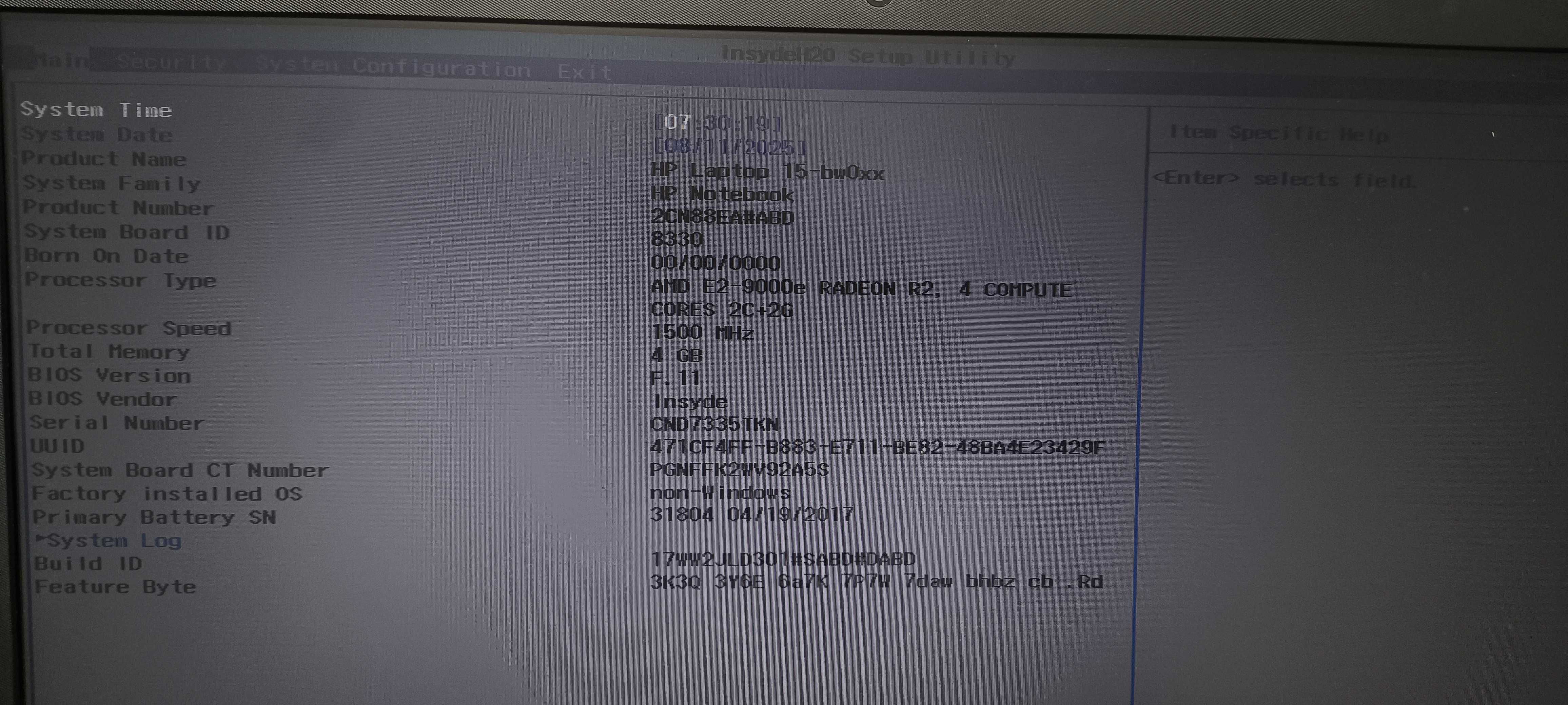 Лаптоп HP 15-bw049