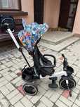 Tricicletă 3 în 1 pentru Copii, Albă cu Design Marin Vesel