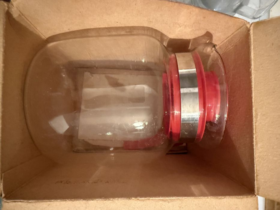 Античен комплект за чистене на трохи 1978 термоуст кана Чехословакия