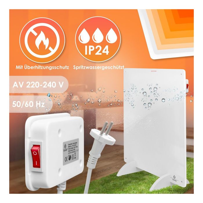 Инфрачервен керамичен нагревател KESSER: е-но ефективен и екологичен