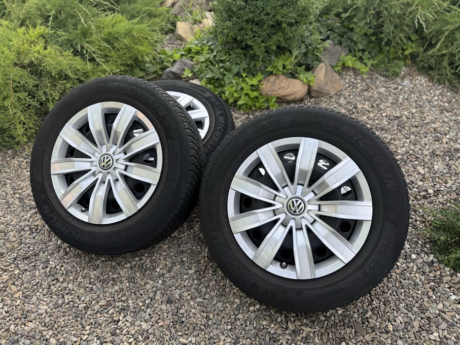 Jante tabla originale 17” Vw Tiguan 5x112 cu capace originale