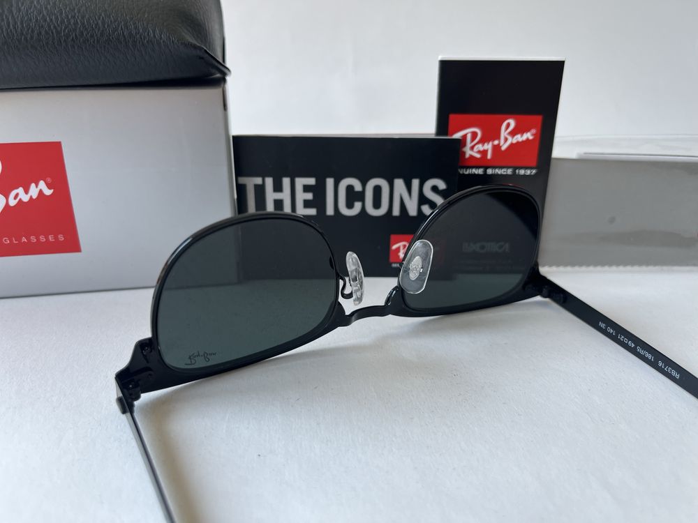 Ochelari de soare RAY BAN 3716 Clubmaster Metalici Noi