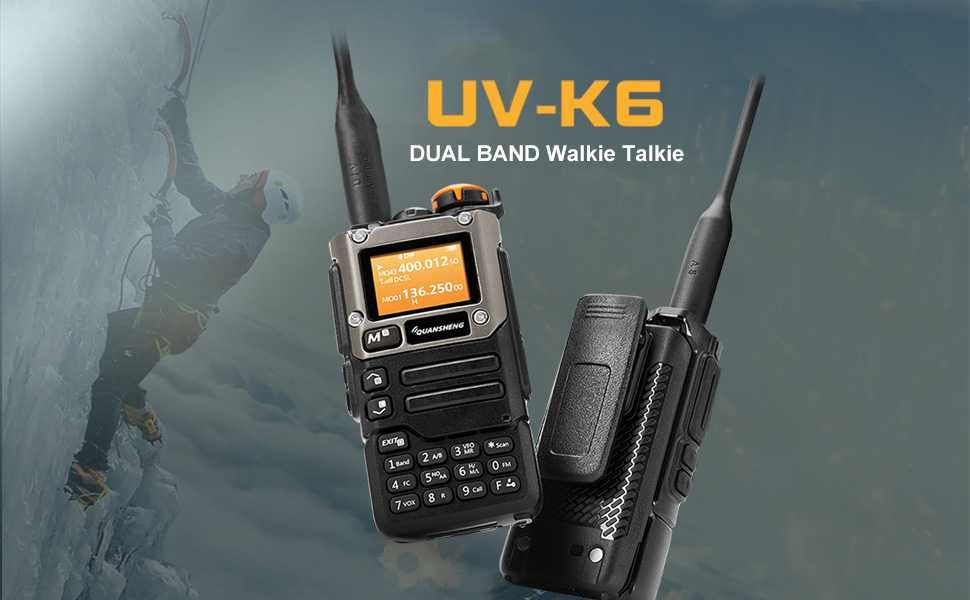 Quansheng UV-K6 /k5（8）радиостанции 5W 50-600MHz подобрен дизайн Промо