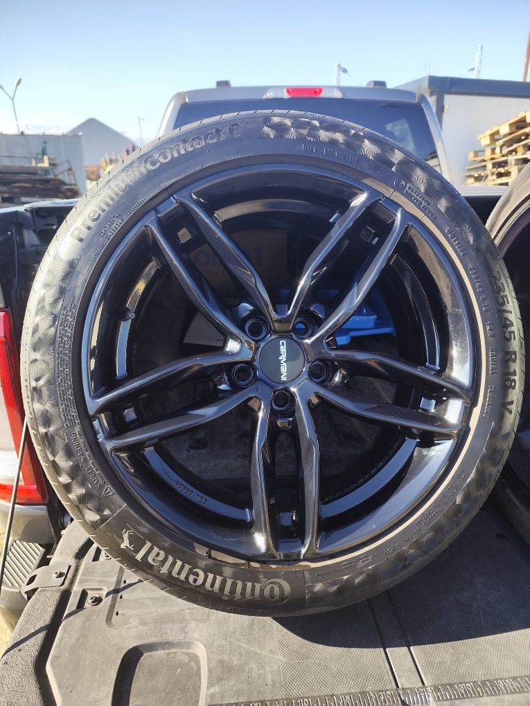 CARMANI 5x108 18 с летни гуми 235/45/18 Continental Premium Contact 6