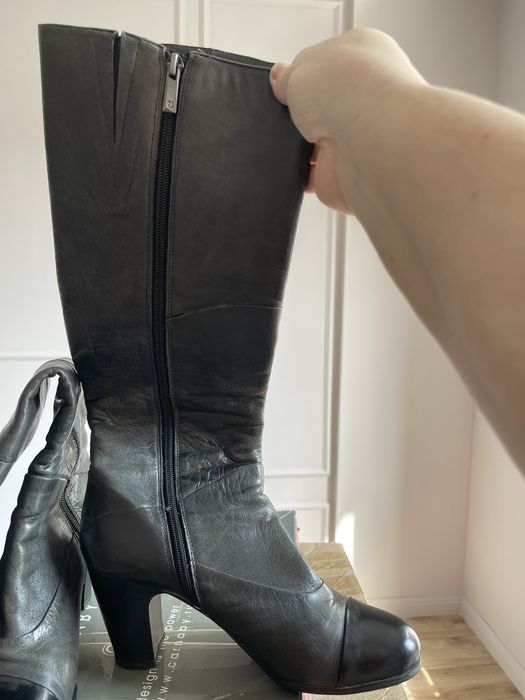 Сапоги осенние,натуральная кожа