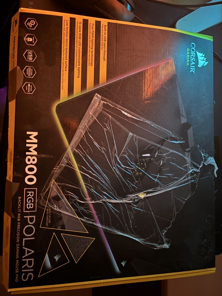 Mousepad MM800 RGB Polaris Corsair