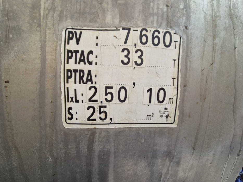 Vand cisterna semiremorca inox 25,5 mc