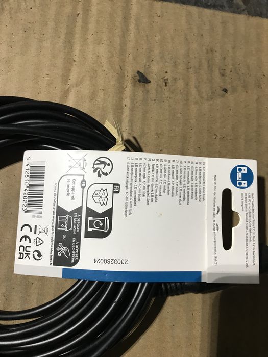 Cablu Audio Nedis Mama-Tata 6,35mm 5m Lungime