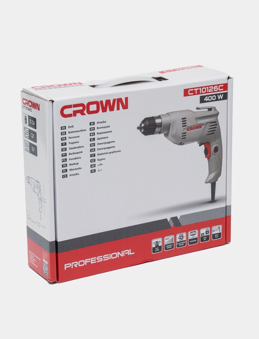 Дрель CROWN 400вт drel