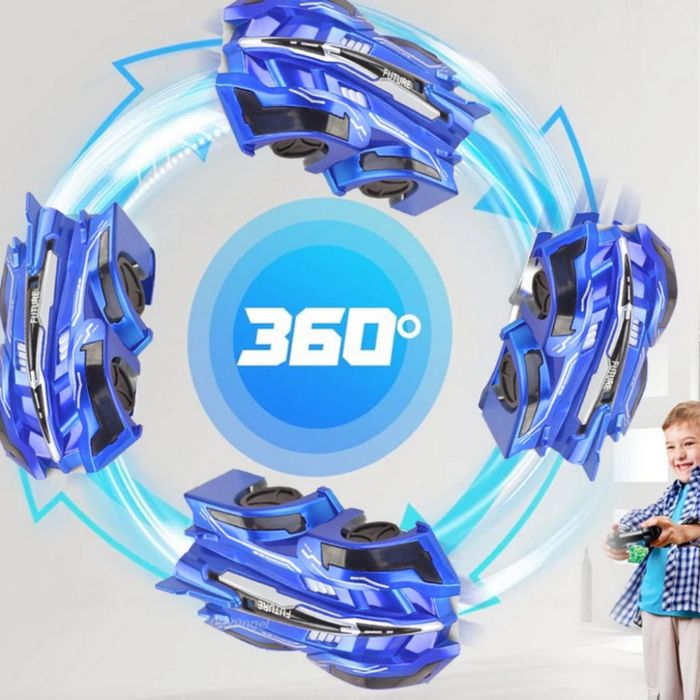 Антигравитационна каскадьорска кола – кара по стени, таван и под