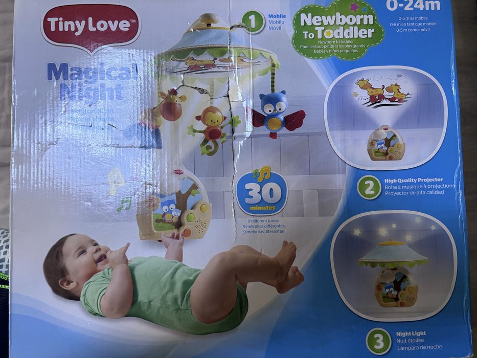 Музикална въртележка и проектор Tiny Love Magical Night