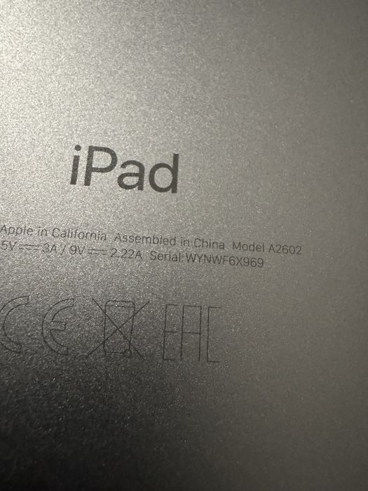 Ipad generatie 9 A2602 blocat