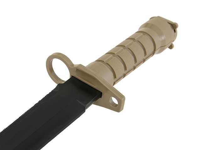 Baioneta Pentru Pusca Asalt M4 / M16 Produs De CYMA Culoare Tan, Noua