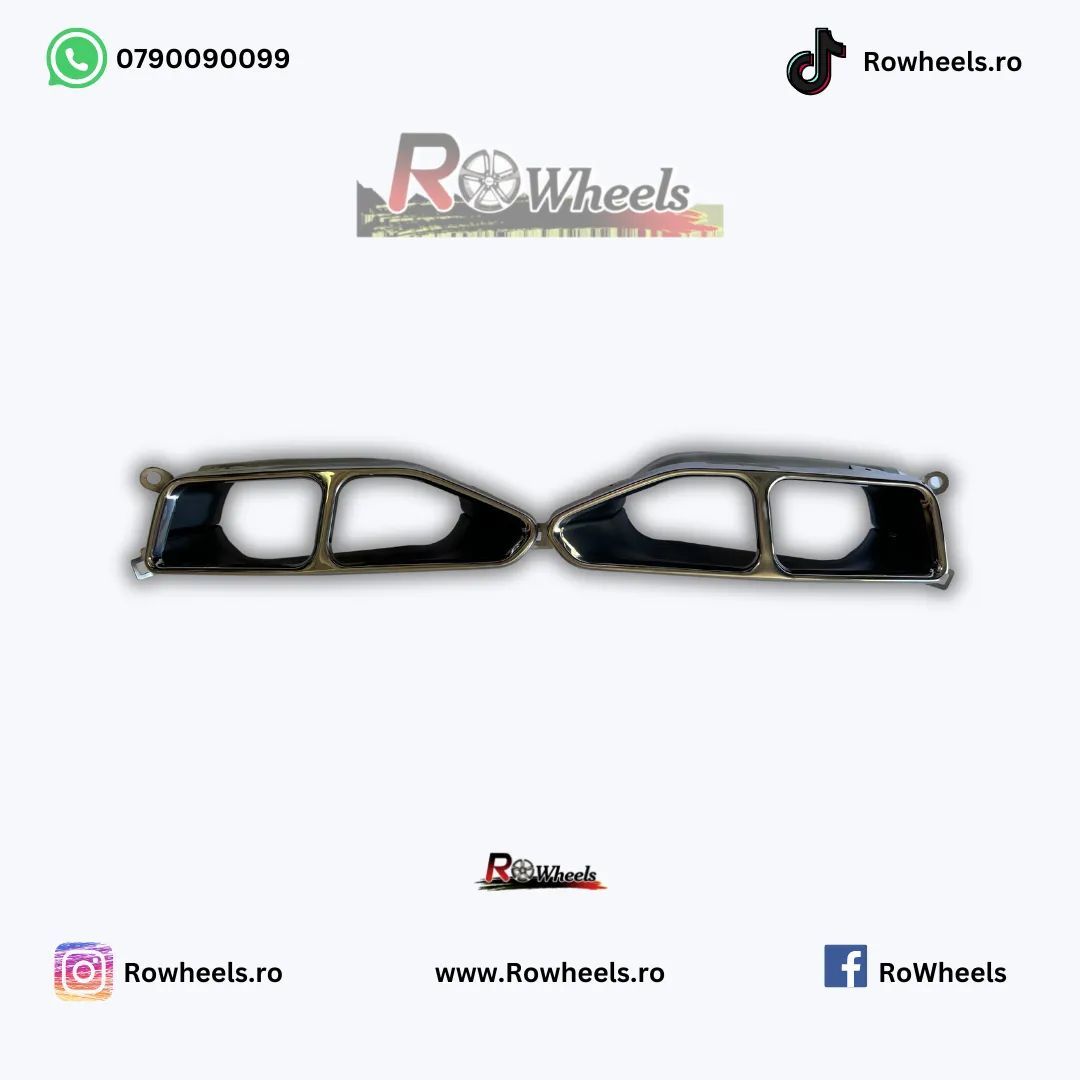 Ornamente tobe Tips evacuare sport BMW 760i seria 7 G11 G12 ornament toba bmw seria7 comanda se plaseaza pe whatsapp