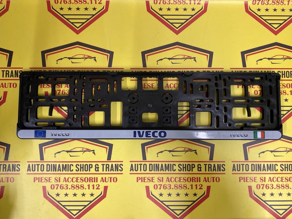 Set 2 suporti numar numere inmatriculare Iveco Fiat