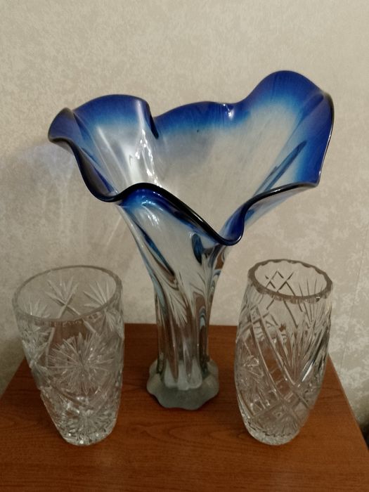 Вазы для цветов,3штуки