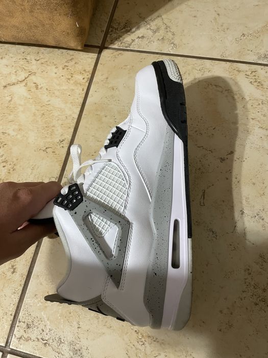 Jordan 4 white cement