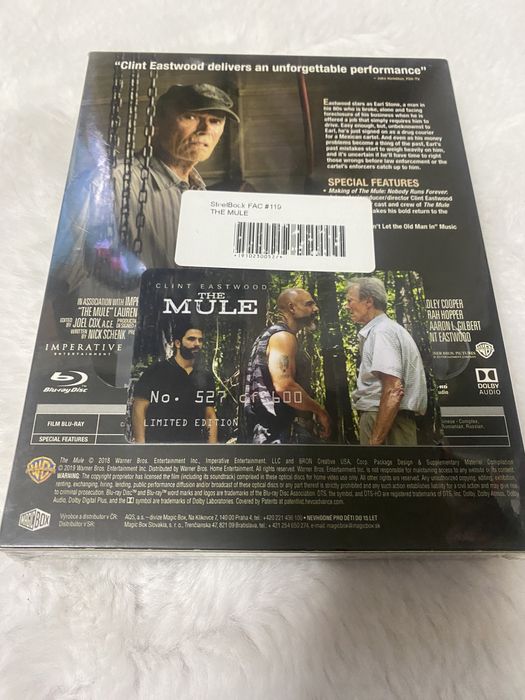 Blu-ray The Mule Limited Collector’s Edition FilmArena steelbook