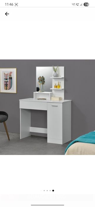 Masa toaleta/machiaj  137,5 x 90 x 38 cm