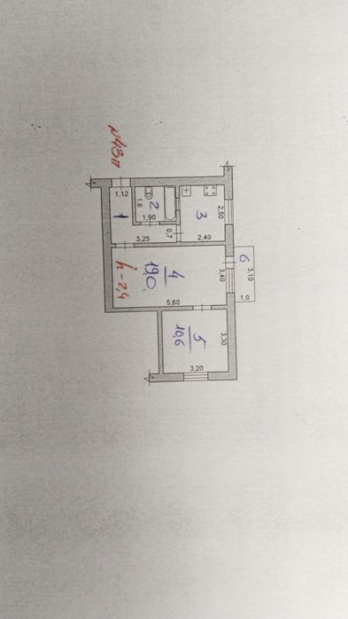 Продам 2 комнат квартиру в микрорайон Акмешит