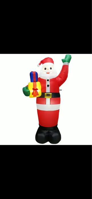 Decoratiuni  pentru Craciun! Mos Craciun gonflabil