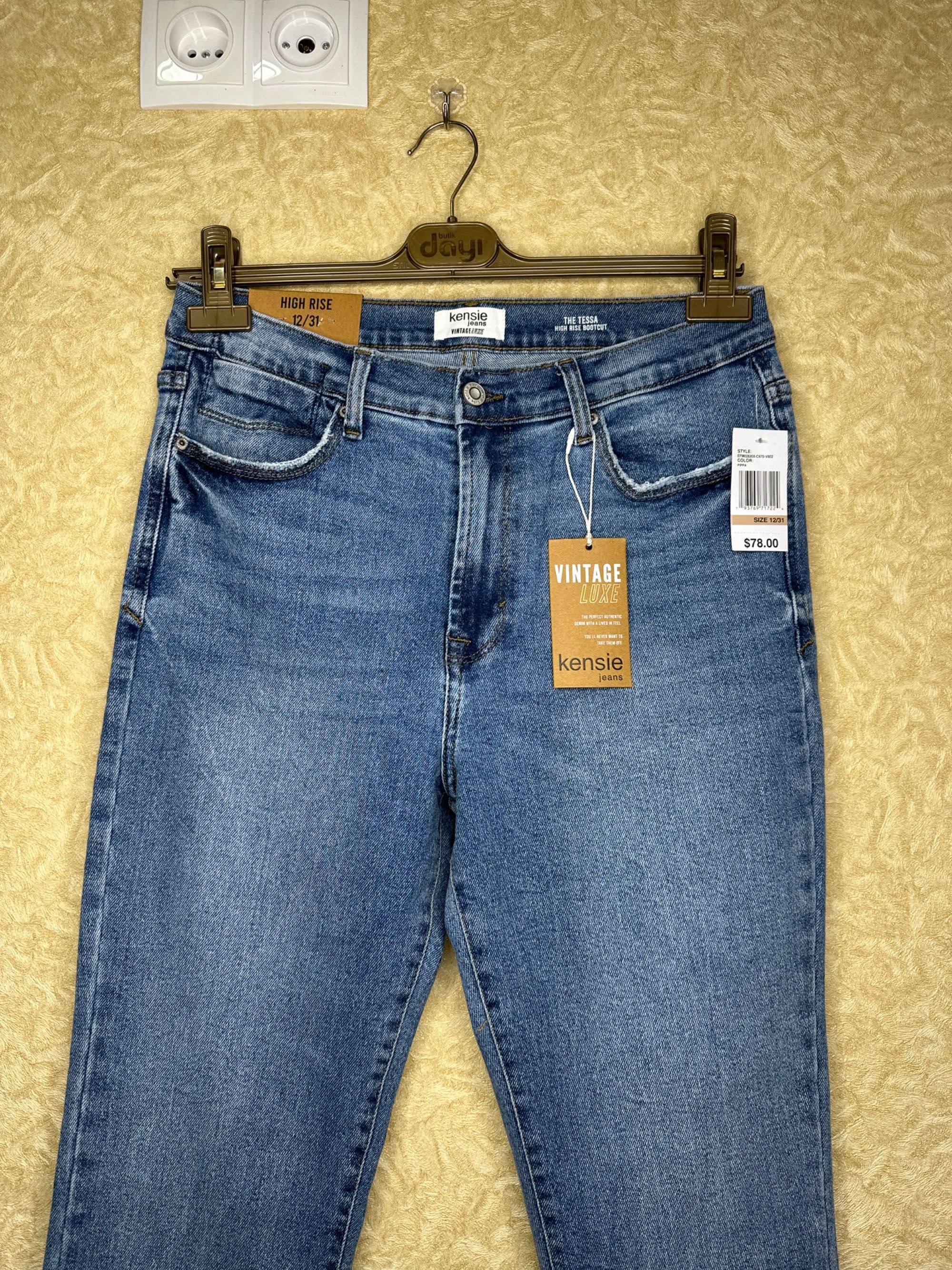 Женские брюки джинсы клеш Kensie Jeans Vintage Luxe L размер 12/31 США