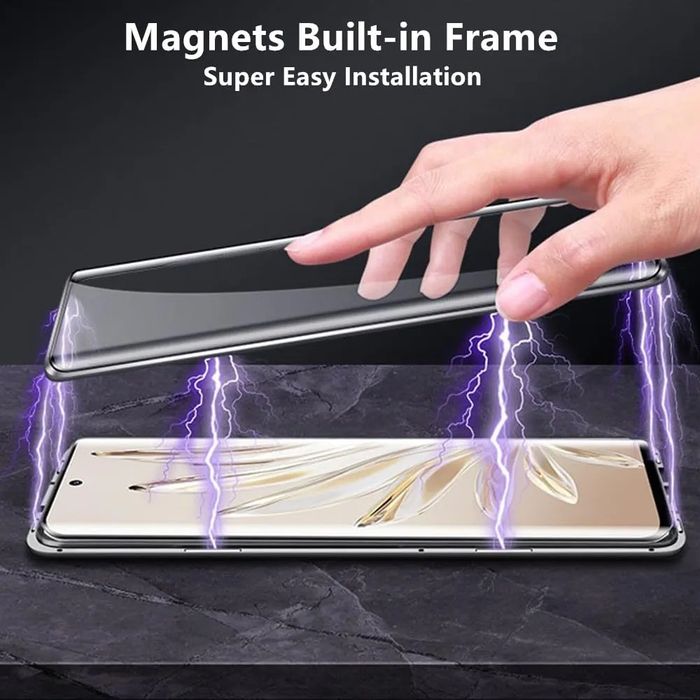 Carcasa magnetica aluminiu Anfairlace pentru Honor 90