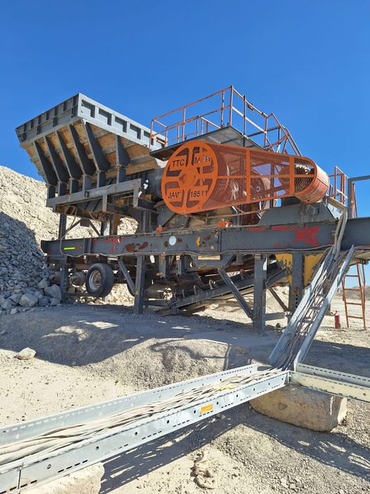 Мобилный Дробильно Сортировочный Комплекс. Производительност 180-320 т