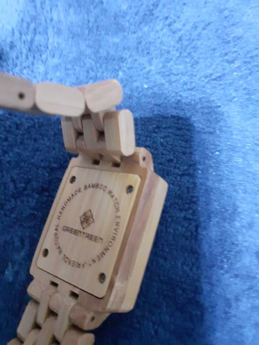 Ceas Quartz Lemn Bambus Dama ( NOU )