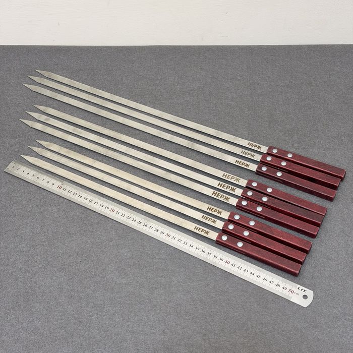 Шампур с деревянные ручки 40см dastalik sixlar