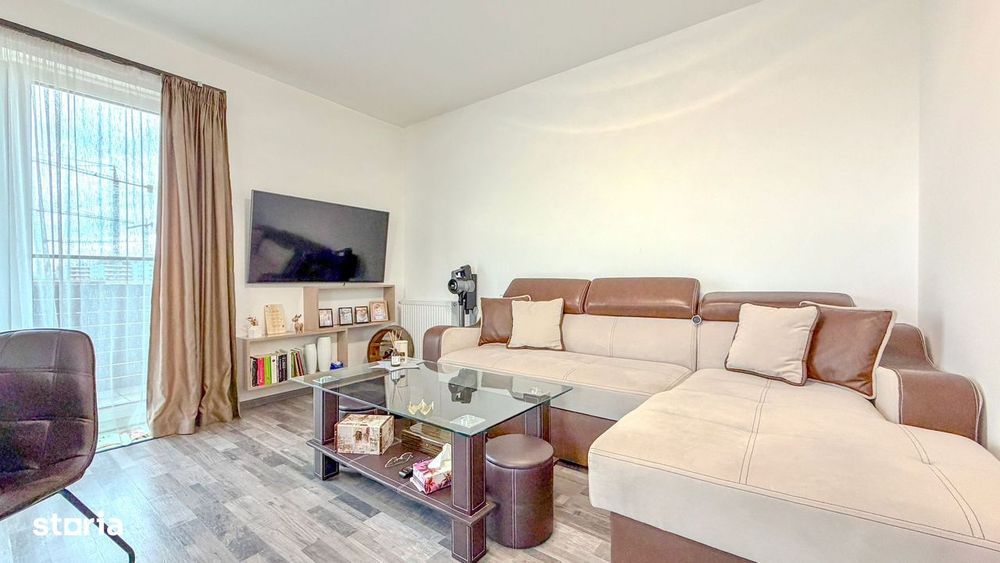 Apartament cu 2 camere  studio, 49 mp + 5.5 mp terasa, parcare si boxa