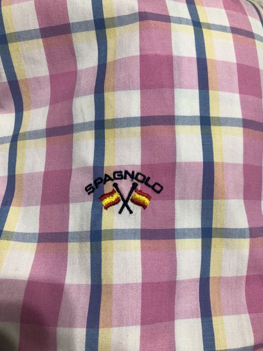 Camasa spagnolo XL camasa roz marime XL camasa carouri