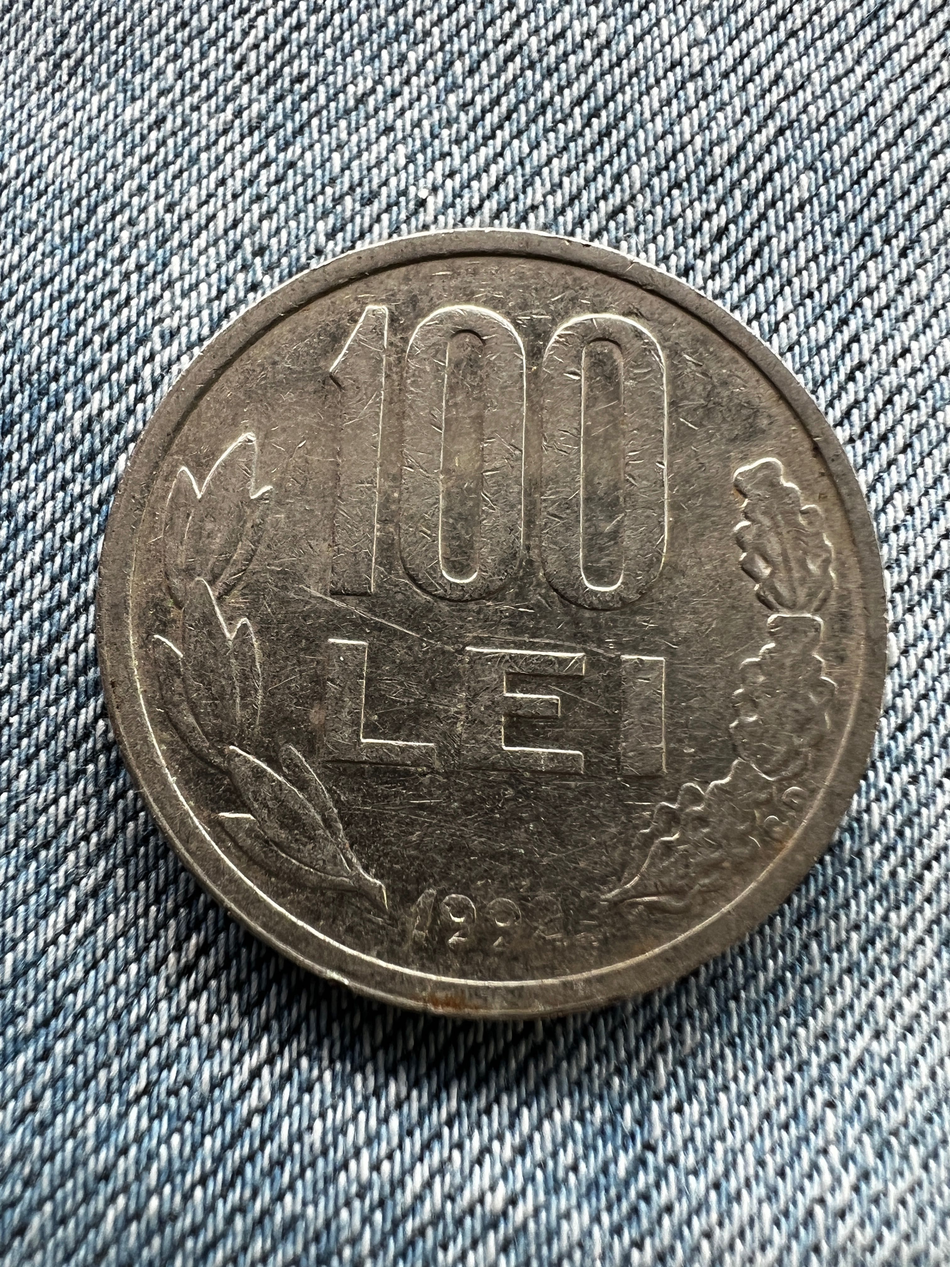 Monedă 100 lei din 1992 Mihai Viteazul