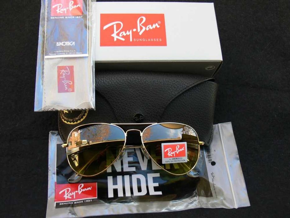 OCHELARI De Soare RAY BAN AVIATOR 3025 Polarizati PachetComplect 2025