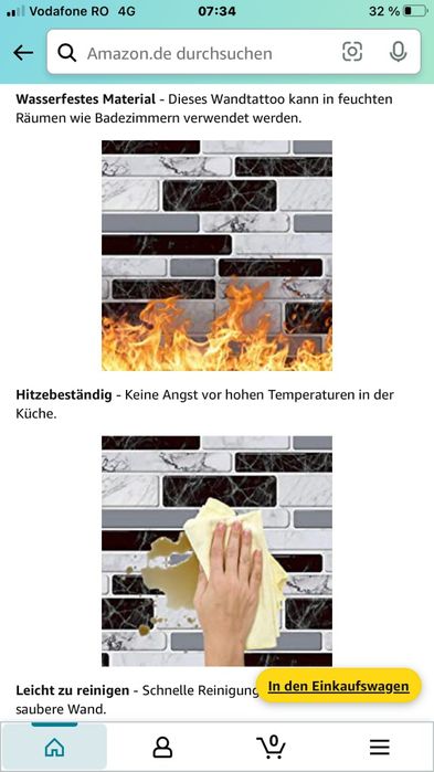 Vand faianta autoadezivä